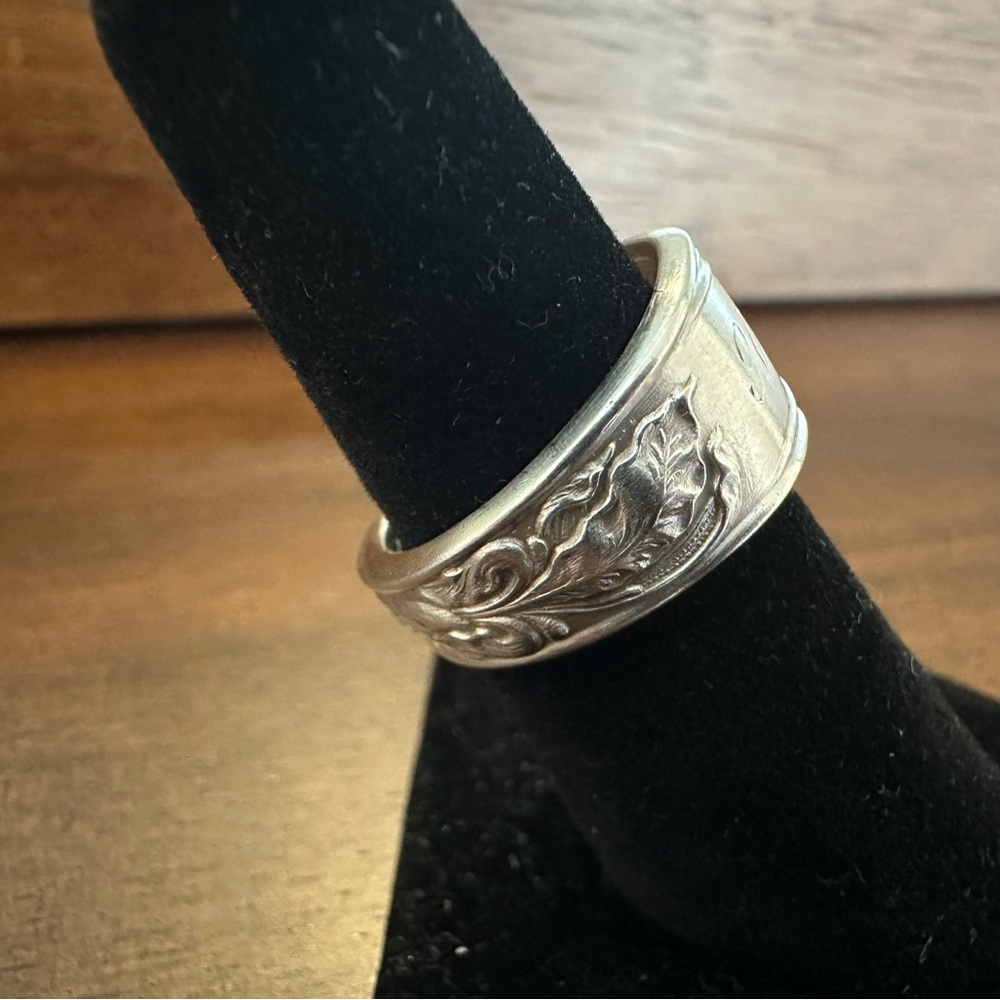 Silver 900 Spoon Ring - Picture 3 of 14